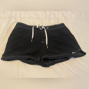 Black Nike swim shorts